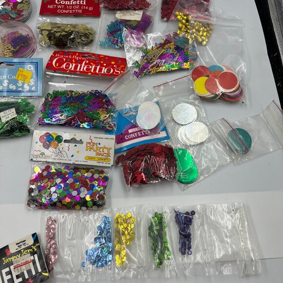 Large Vintage Lot Crafting Decorative Party Confetti Jimmy Jems Cow Pigs $ - Picture 5 of 5